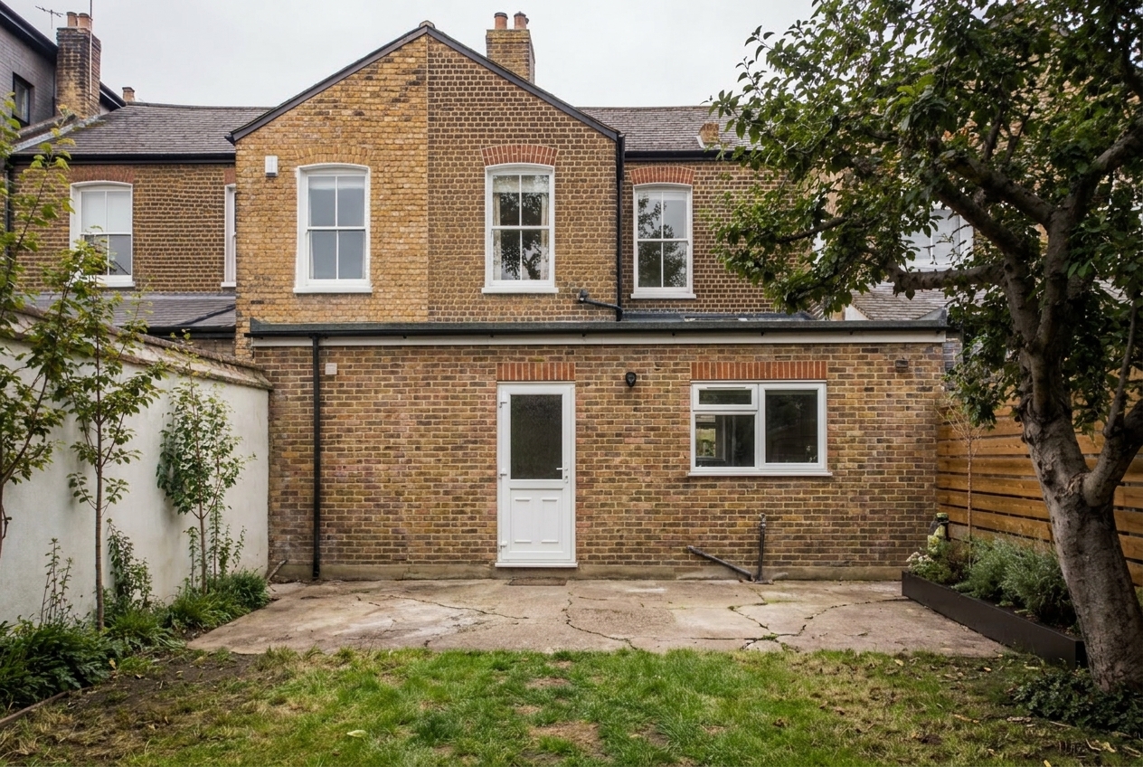 The same house before renovation